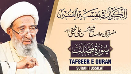 تفسیر سورہ ‎فصلت از مفسر قرآن علامہ محسن علی نجفی طاب ثراہ